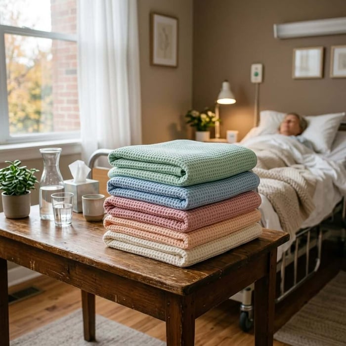 Waffle Weave Blankets