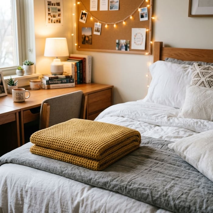 Waffle Weave Blankets
