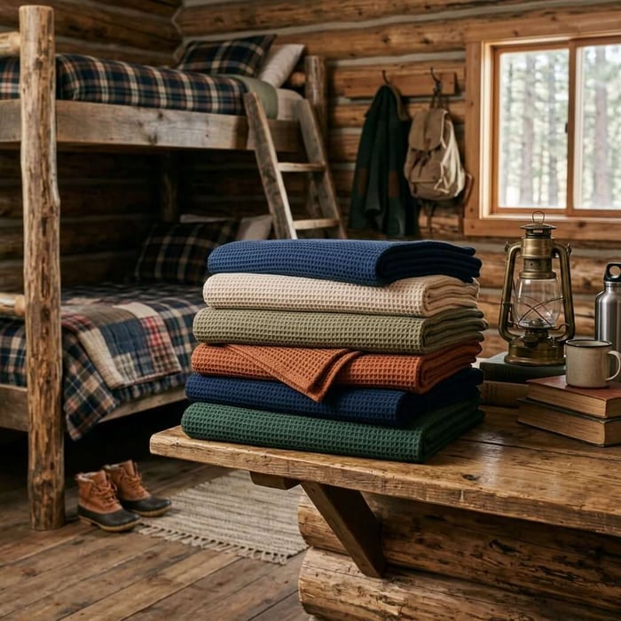Waffle Weave Blankets
