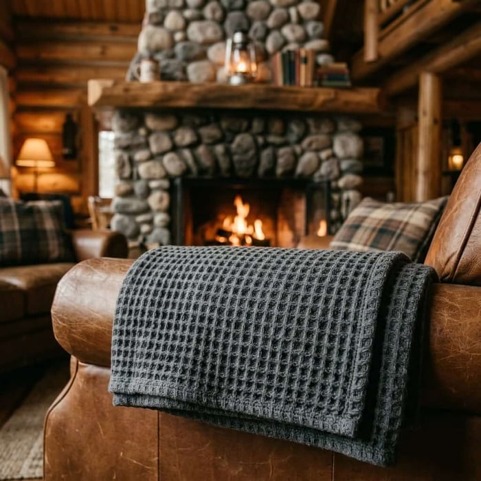 Waffle Weave Blankets