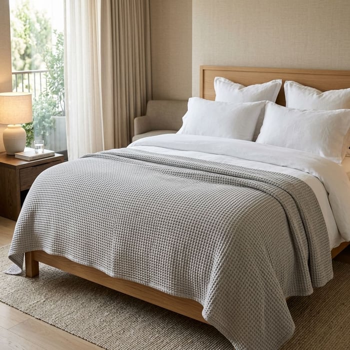Waffle Weave Blankets