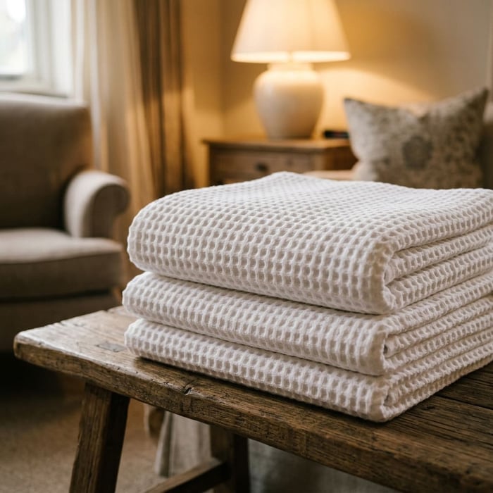Waffle Weave Blankets