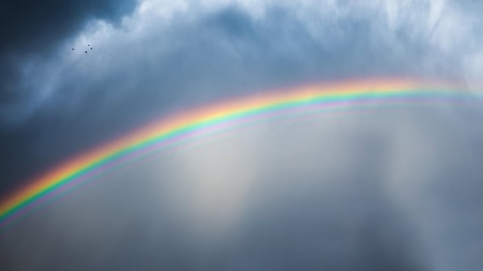 Stock Photo of a Supernumerary Rainbow for "The Energy of Color," Ep02 of Prism Power