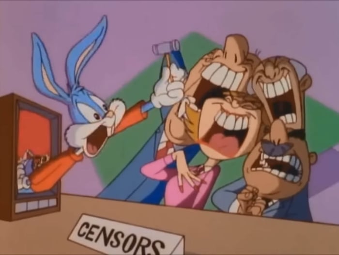 Screenshot of the intro sequence to Tiny Toons for the blog post "Illegal Colors | Prism Power."
