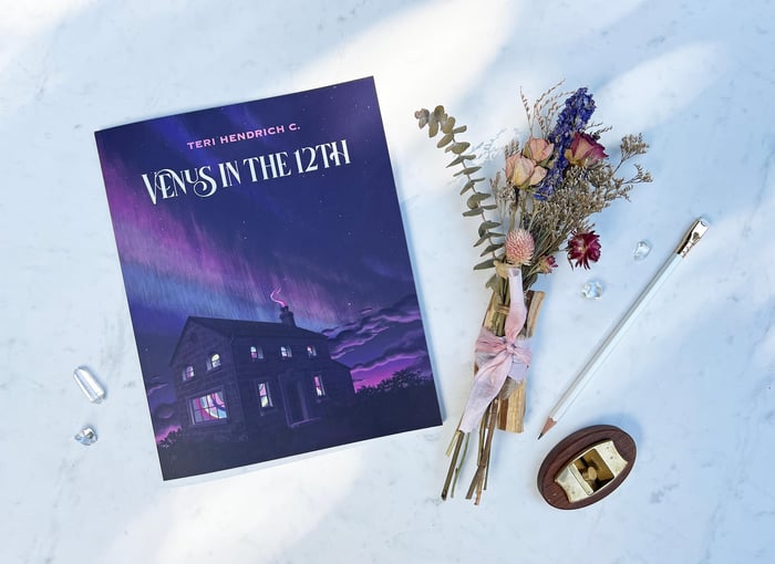 Photo of Teri Hendrich C.'s art book, "Venus in the 12th"