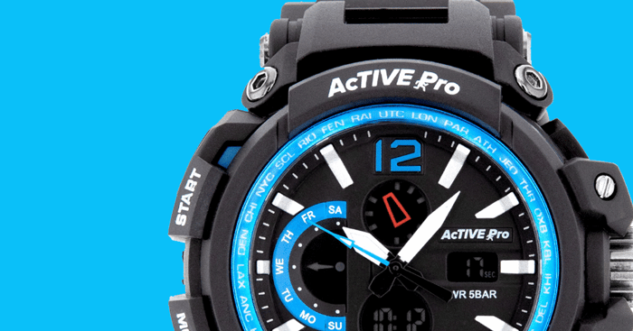 Stay On Track With The New Active Pro Sports Watches