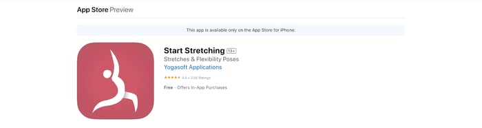 start stretching - stretching apps