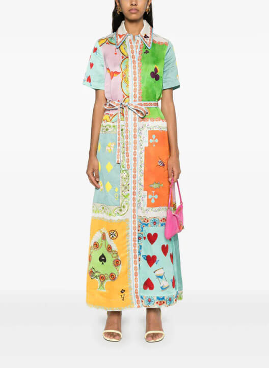 ALEMAIS Rummy Shirtdress