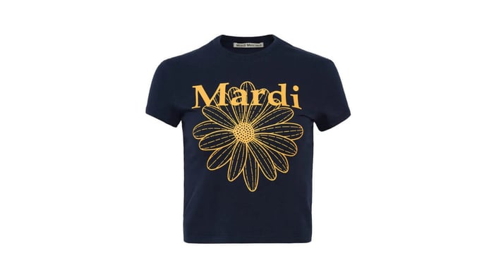 Mardi Mercredi Cropped T-Shirt Flowermardi