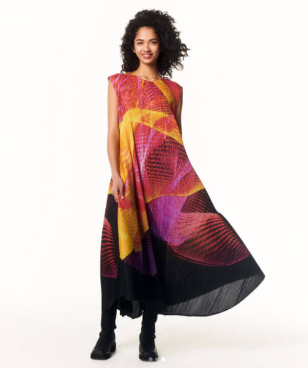 PLEATS PLEASE ISSEY MIYAKE Spectrum Dress