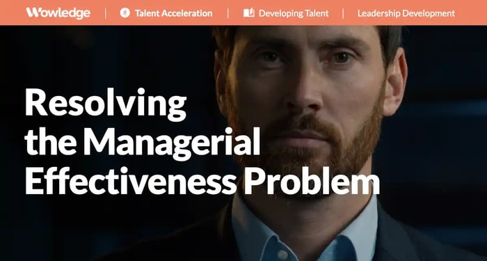 Resolving the Managerial Effectiveness Problem