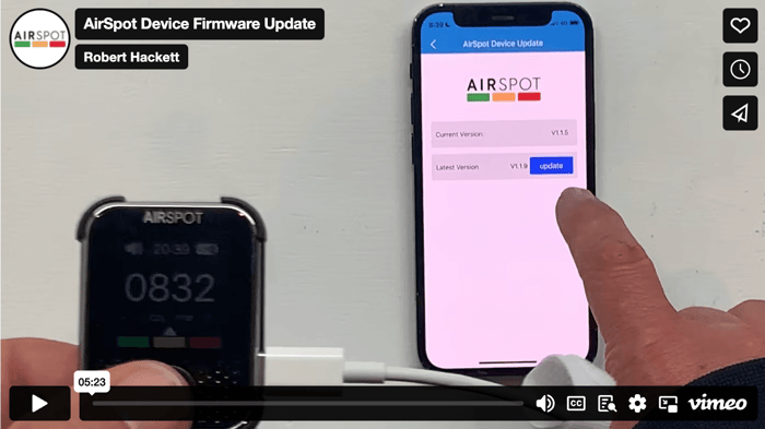 AirSpot Device Firmware Update