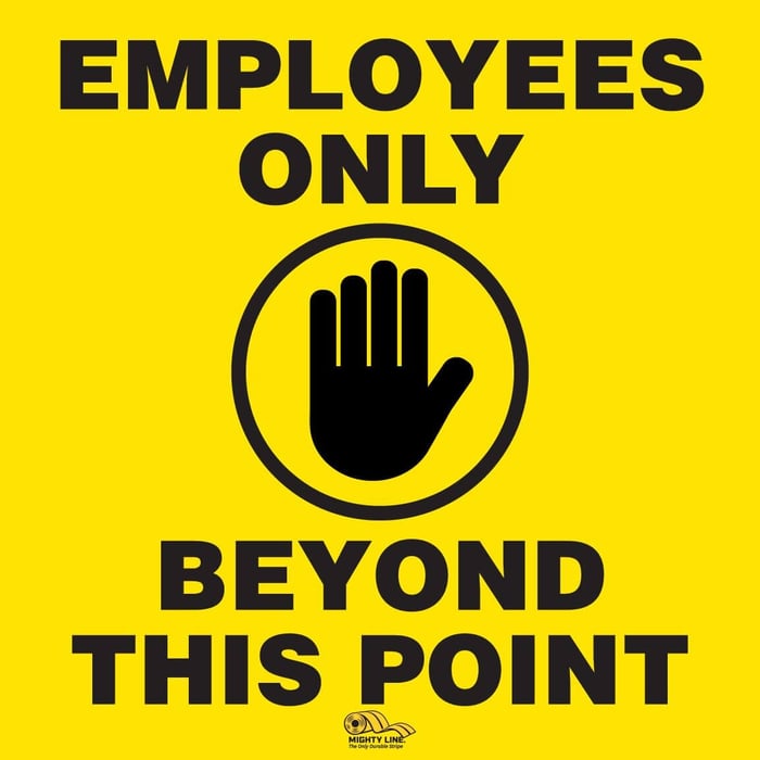 Mighty Line Floor Signs
