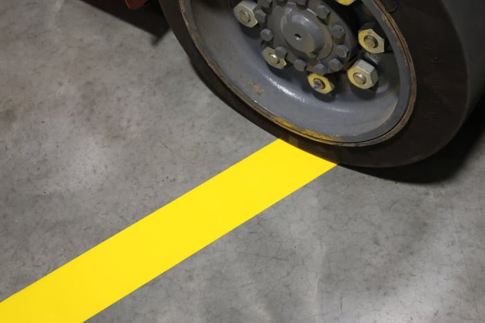 How to Use Floor Marking Tapes: Shipping and Receiving Zones