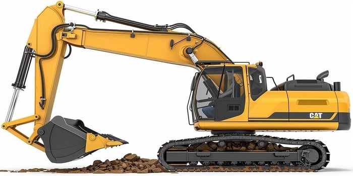 excavadora CAT