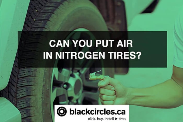 Can you put air in nitrogen tires?
