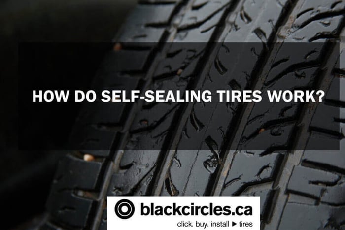 How do self-sealing tires work?