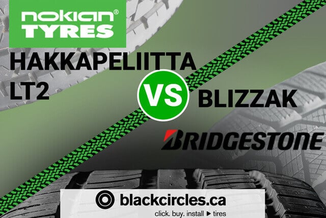 Nokian Hakkapeliitta LT2 vs Blizzak winter tires