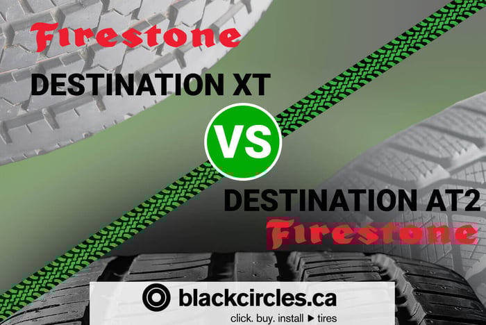 Firestone Destination XT vs AT2: the differences