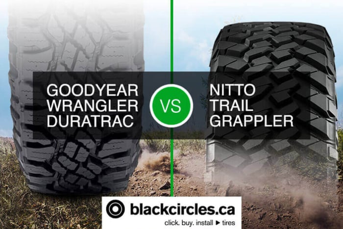 The Goodyear Wrangler Duratrac vs Nitto Trail Grappler: Which one to choose?