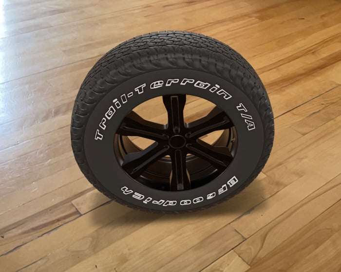 BFGoodrich in augmented reality on Blackcircles.ca