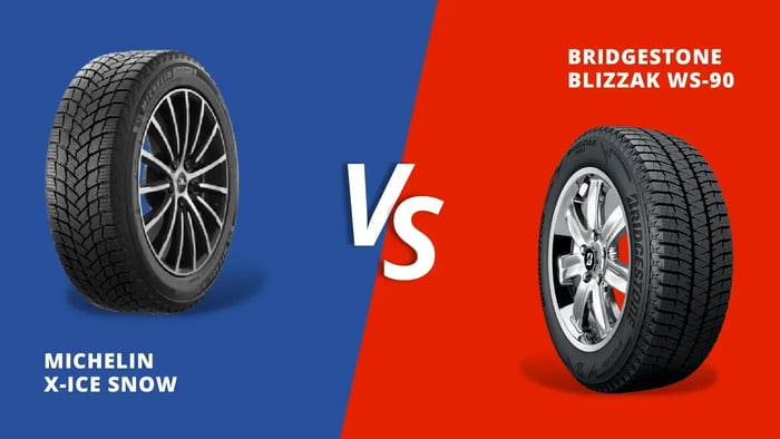 Comparing Bridgestone Blizzak WS-90 vs Michelin X-Ice Snow tires