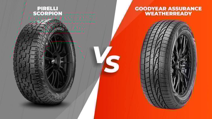 Comparing Pirelli Scorpion WeatherActive vs Goodyear Assurance WeatherReady tires