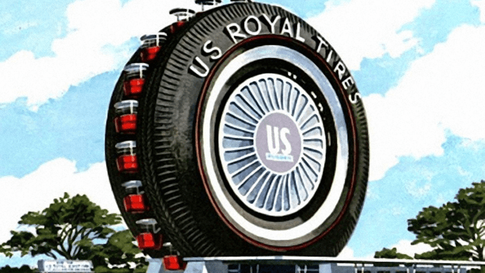 The giant Uniroyal tire: your next road-trip?