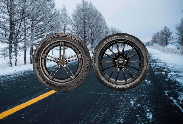 Comparing the Pirelli Ice Zero Asimmetrico vs Continental Vikingcontact 7
