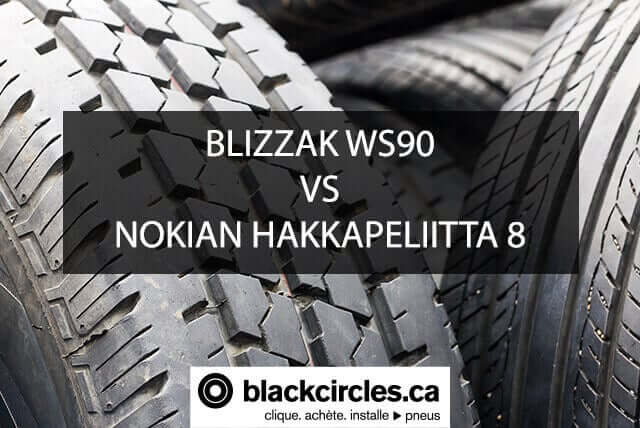 Blizzak WS90 vs Nokian Hakkapeliitta 8