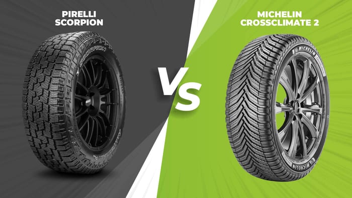 Comparer le pneu Pirelli Scorpion WeatherActive vs Michelin CrossClimate 2