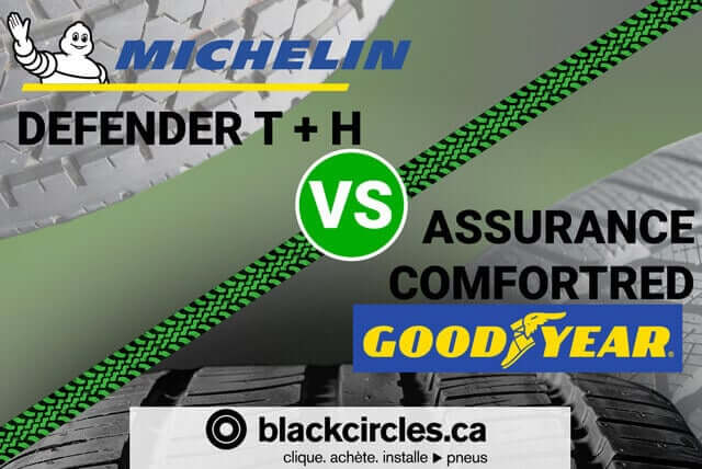 Le Defender T + H de Michelin vs l’Assurance Comfortred de Goodyear