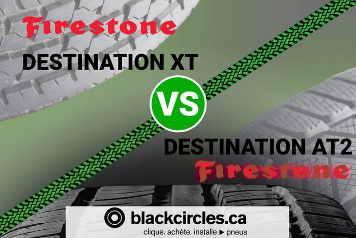Firestone Destination XT vs AT2 : les différences