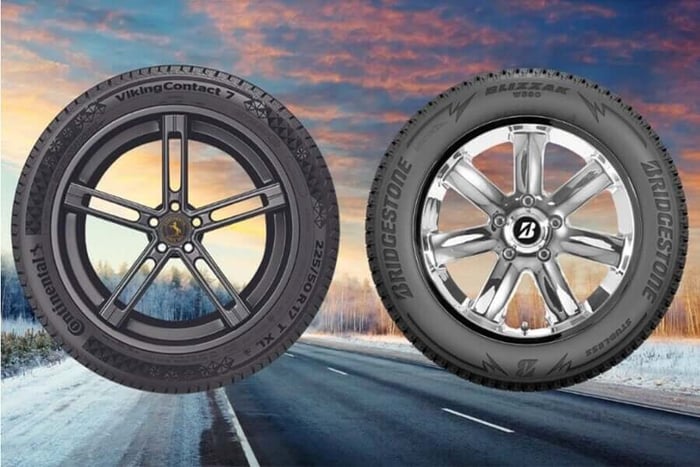 Continental Viking Contact 7 vs Bridgestone Blizzak WS90 : la comparaison