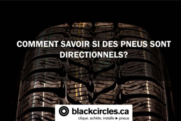 Comment savoir si des pneus sont directionnels?