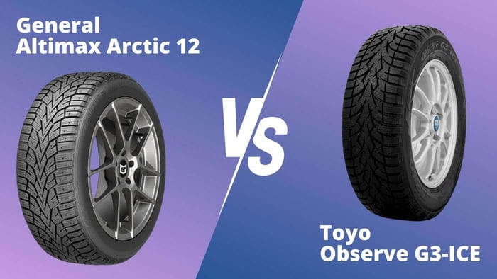 Comparer le Toyo Observe G3-ICE vs General Tire Altimax Arctic 12