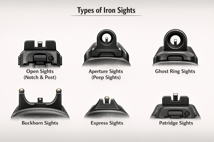 Different Sight Types Iron Sights Types