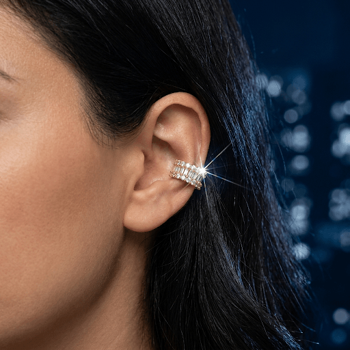 CZ Multi-Row Ear Cuff