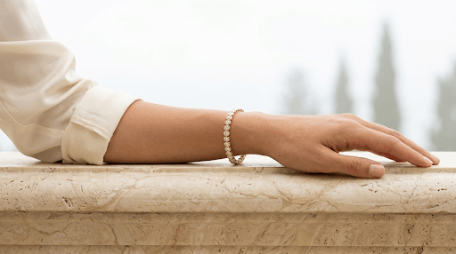 Moissanite Oval Bezel Tennis Bracelet