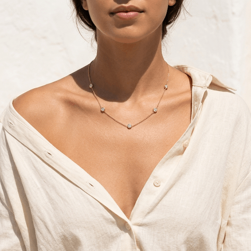 Diamond By The Yard Choker
