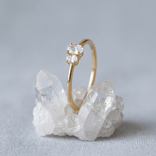 Adina Eden Lab Grown Diamond Double Oval Ring