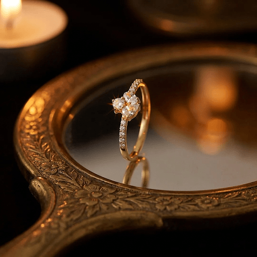Adina Eden Lab Grown Diamond Multi Shape Dainty Ring