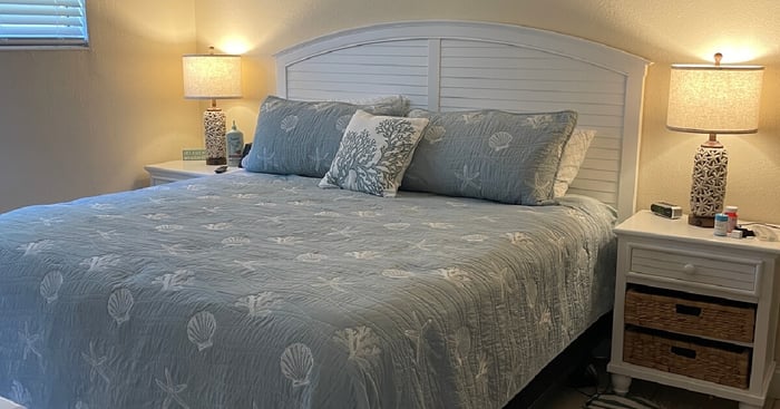 Harbor House Seaside Coastal 100% Cotton Aqua 4PC Quilt Set