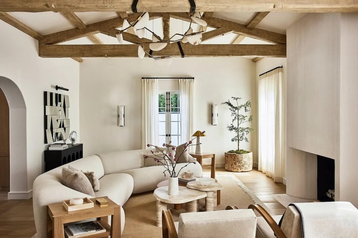 Warm Minimalism Living Room