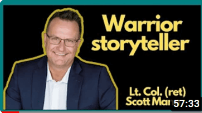 Army Green Beret turned warrior storyteller
