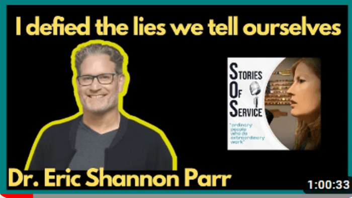 I defy the lies with Dr. Eric Shannon Parr - S.O.S. podcast #94