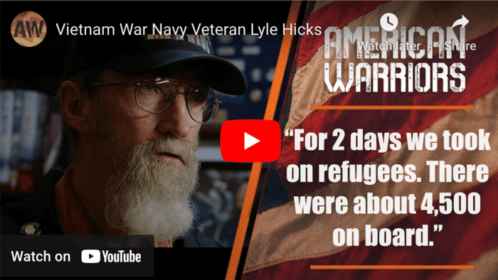 Vietnam War Navy Veteran Lyle Hicks by American Warriors