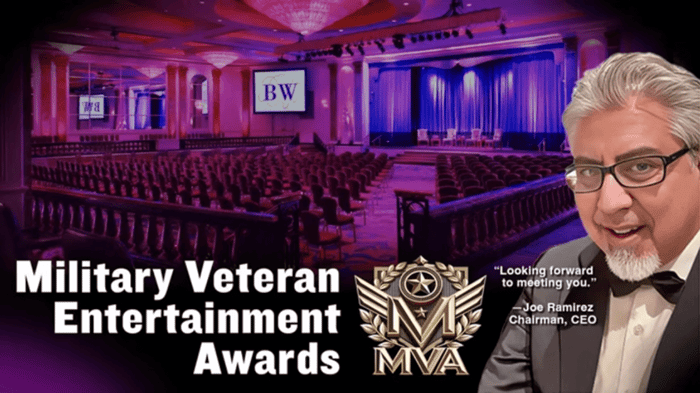 Parade Deck to Livestream Military & Veterans Entertainment Awards