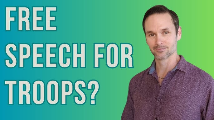 Free speech for troops: fact or fiction? Dr. Chase Spears