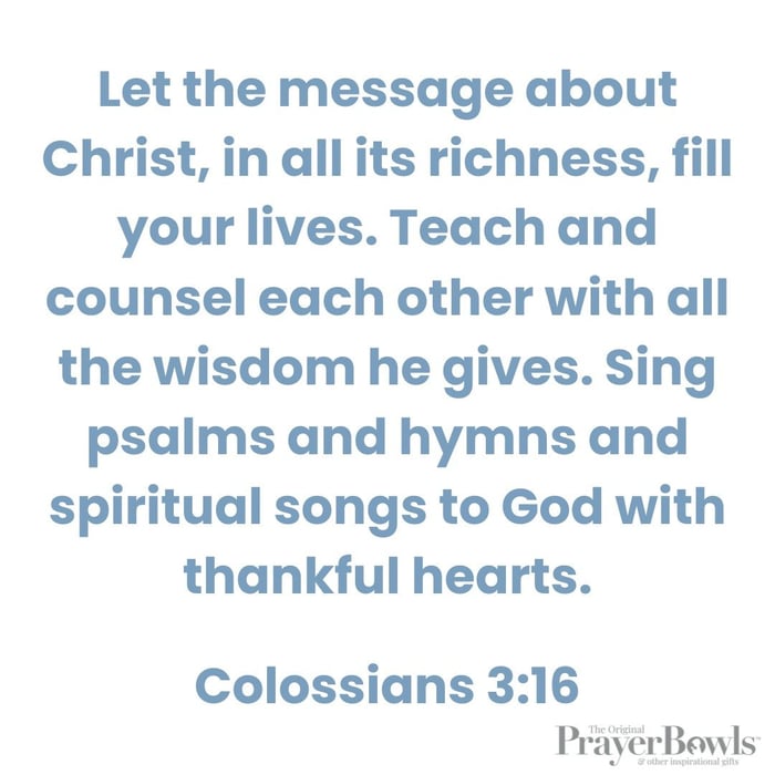 Colossians 3:16 - A Prayer About Learning From Christ